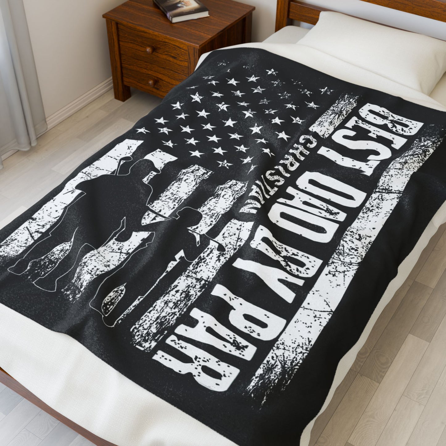 Best Dad by Par Personalized Golf Blanket