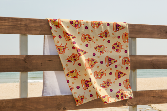 Pizza Beach Towel Fun Foodie Gift