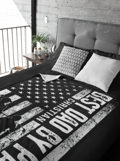 Best Dad by Par Personalized Golf Blanket