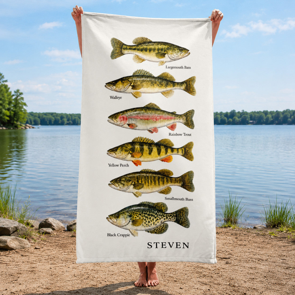 Personalized Fisherman Towel