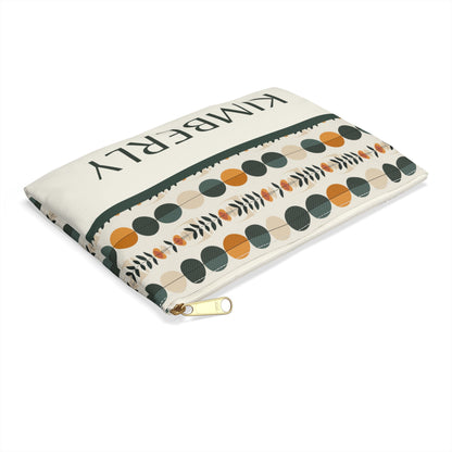 Personalized Pastel Floral Accessory Case