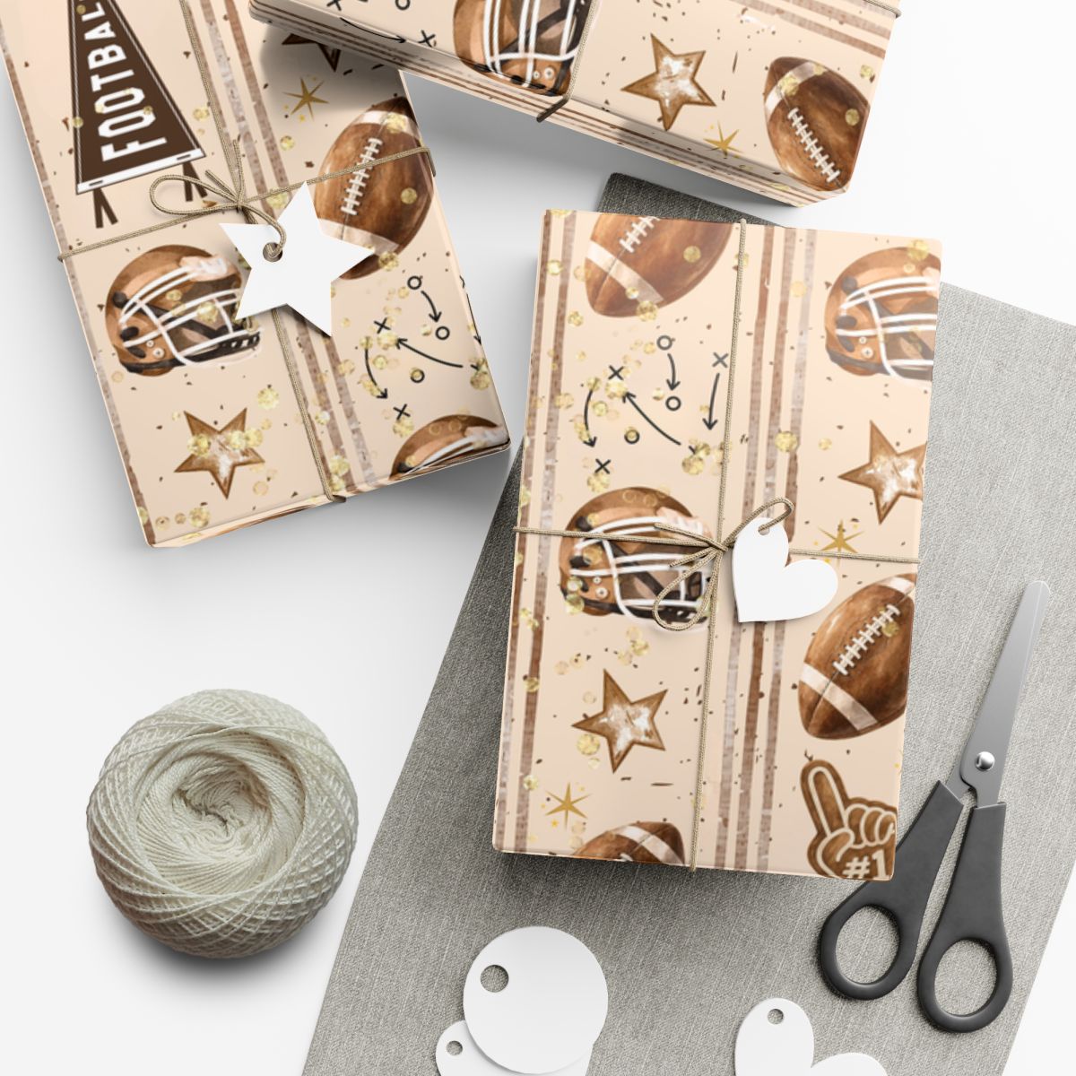 Football Gift Wrapping Paper