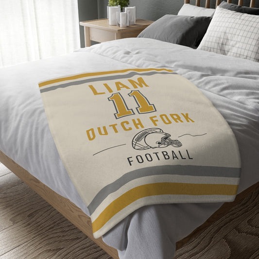 Personalized Football Blanket