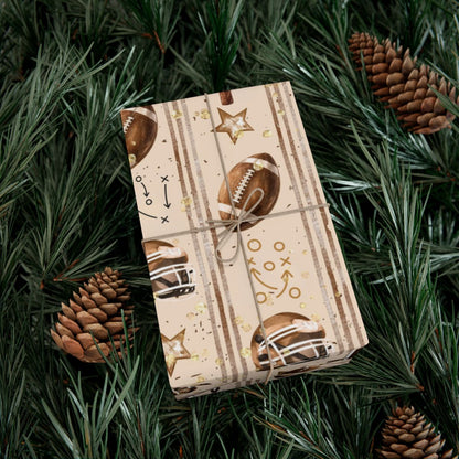 Football Gift Wrapping Paper