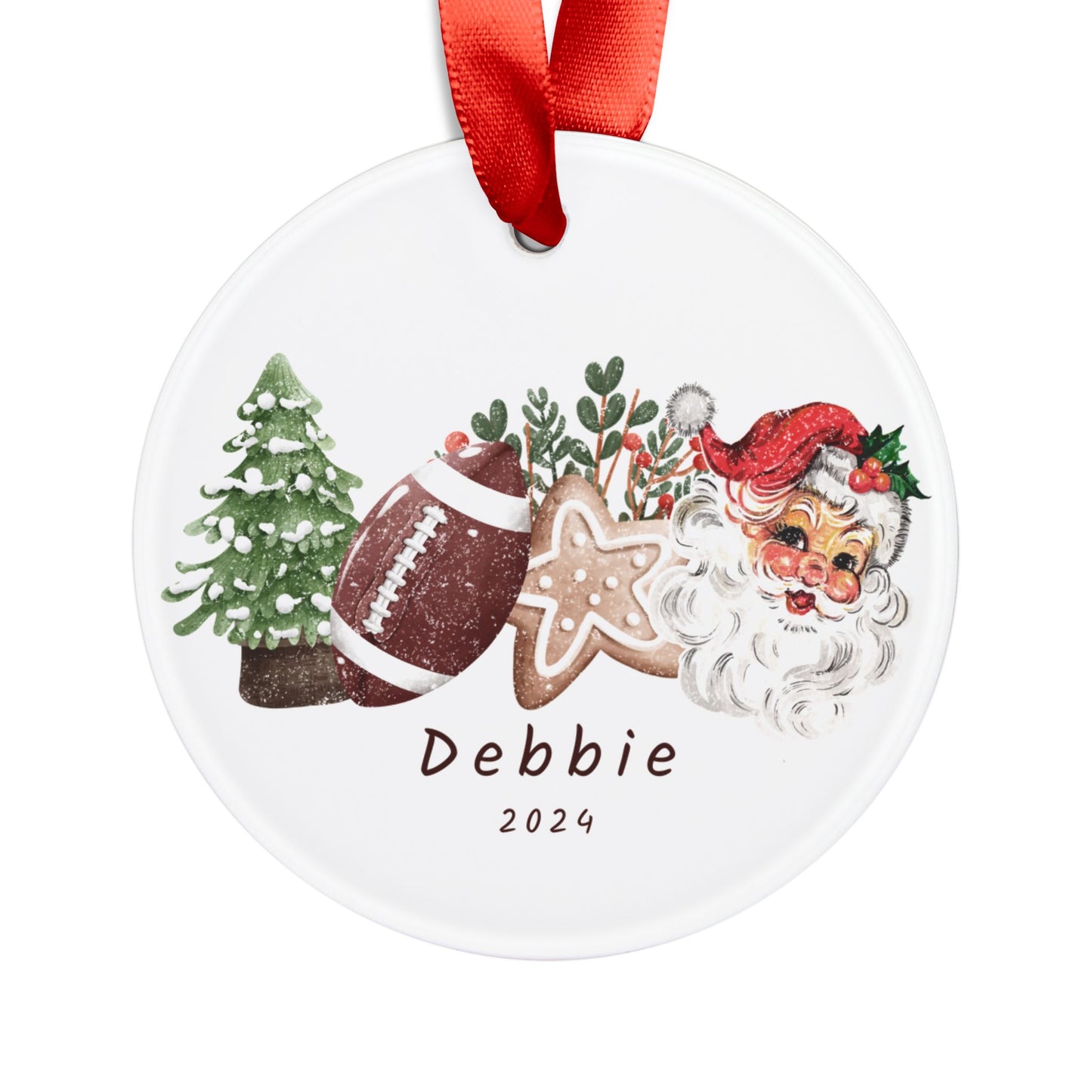 Personalized Football Ornament