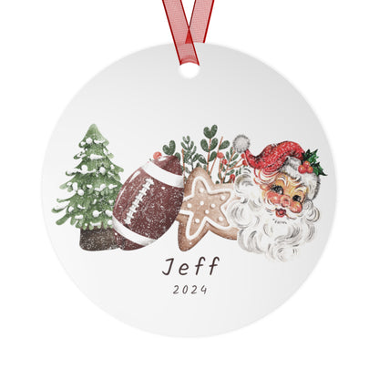 Personalized Football Ornament