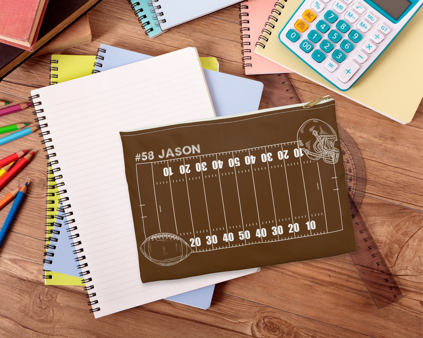 Personalized Football Accessory Case