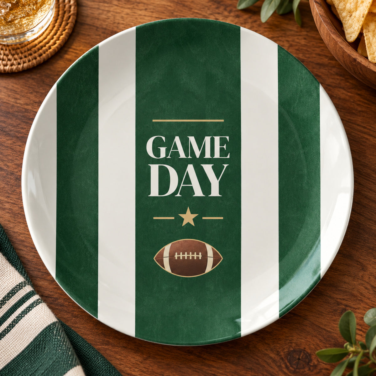 Game Day Football Plates