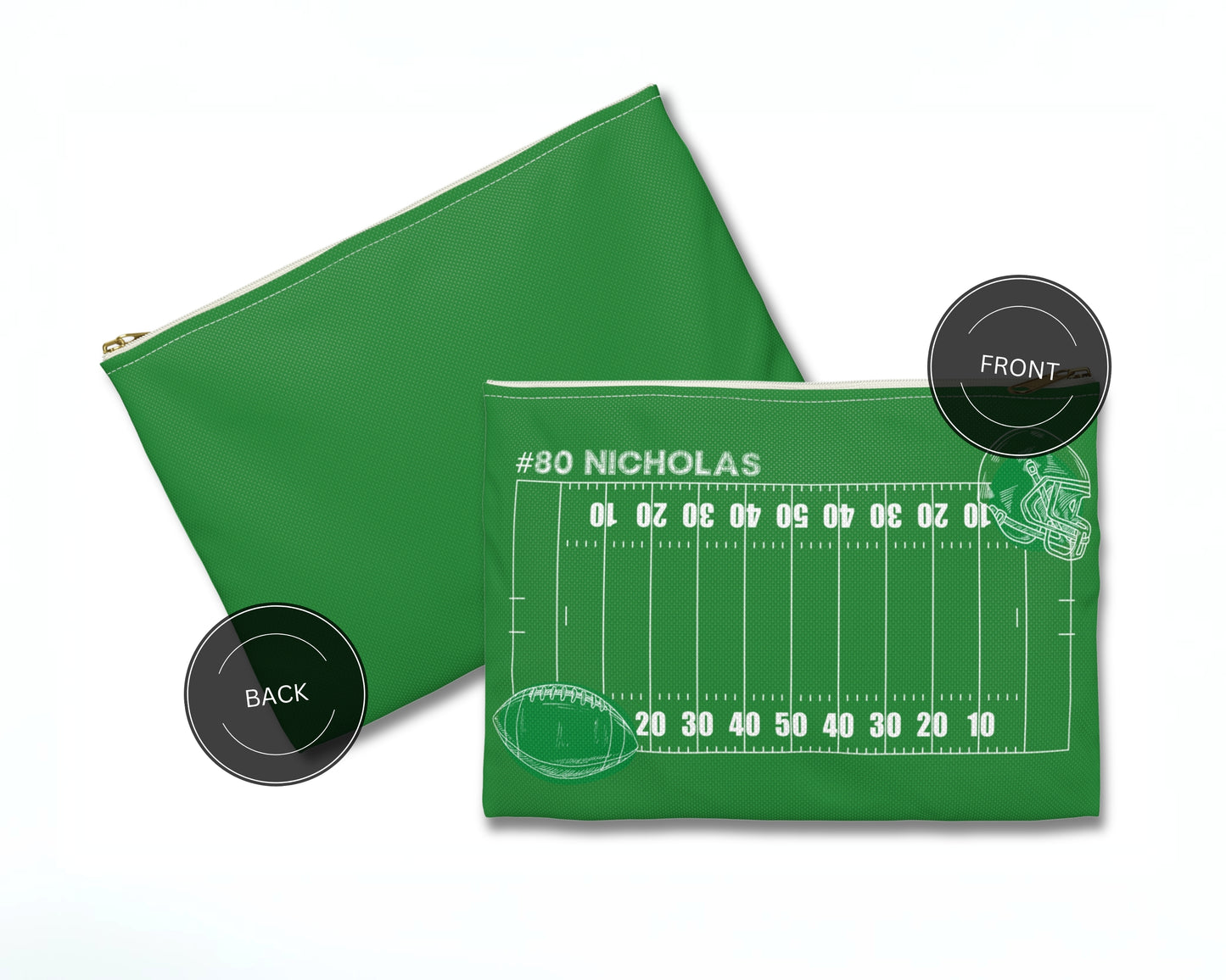 Personalized Football Accessory Case