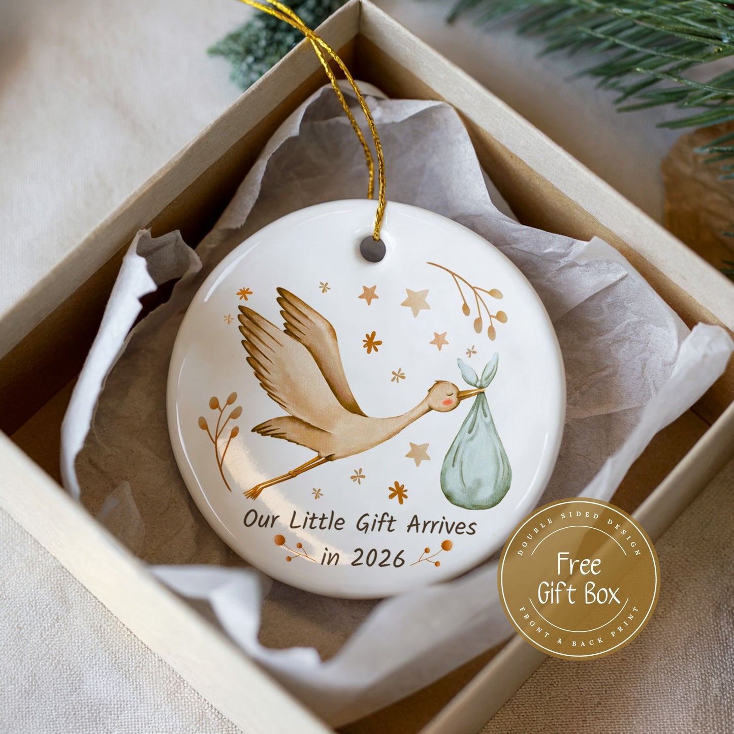 Expecting Parents Ornament Newly Pregnant Gift