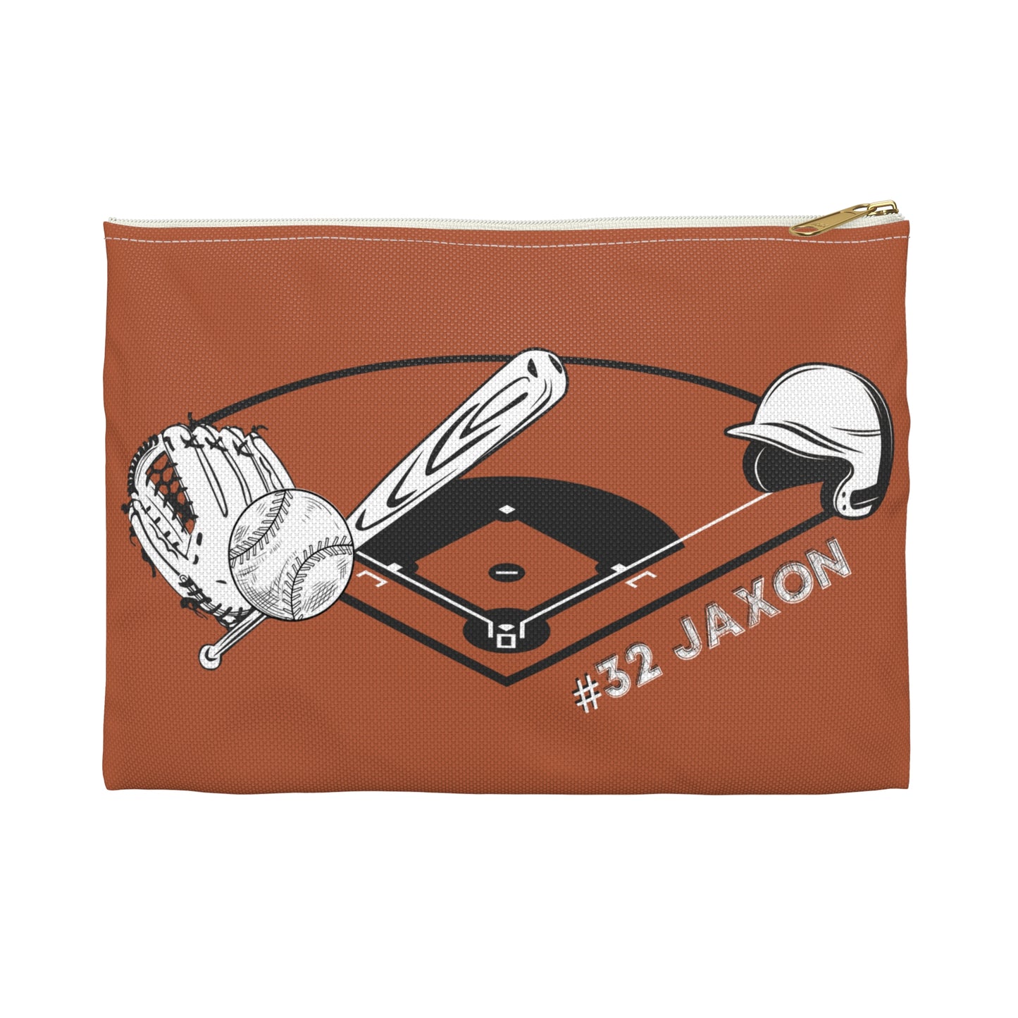 Personalized Baseball Pencil Case