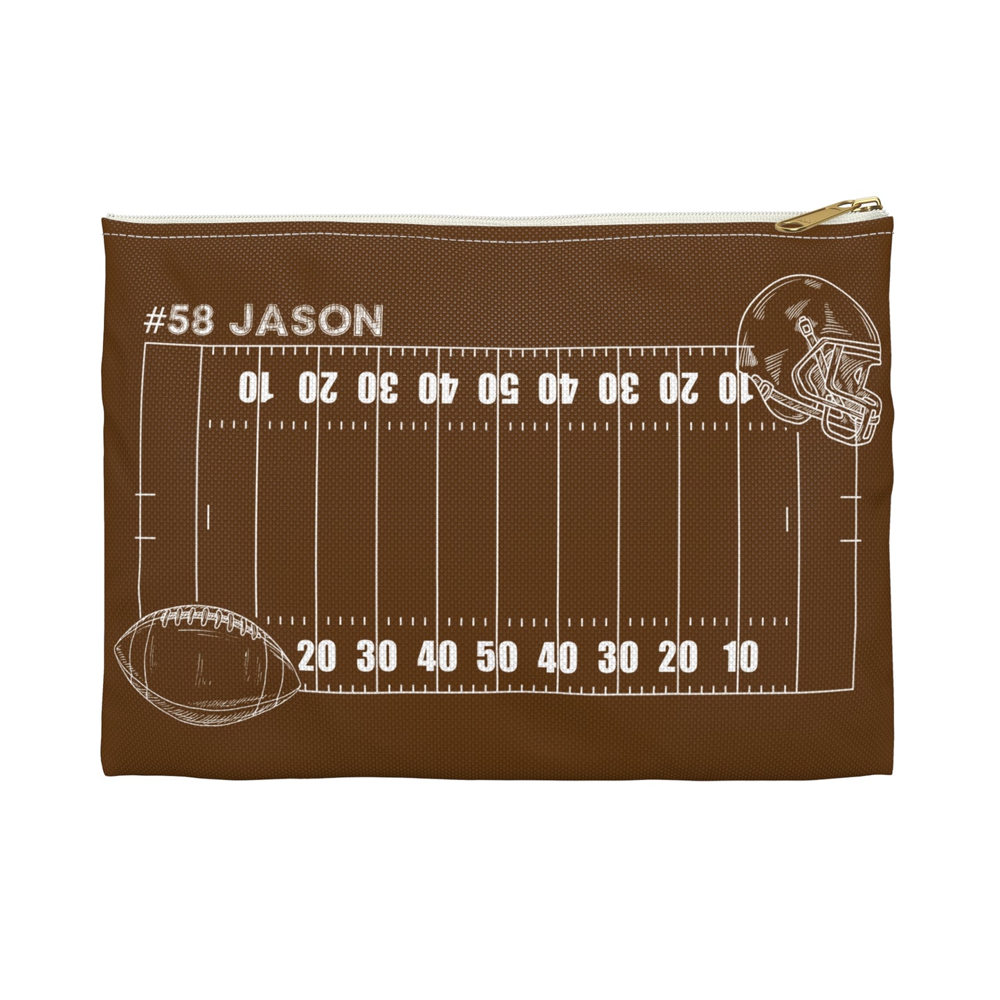 Personalized Football Accessory Case