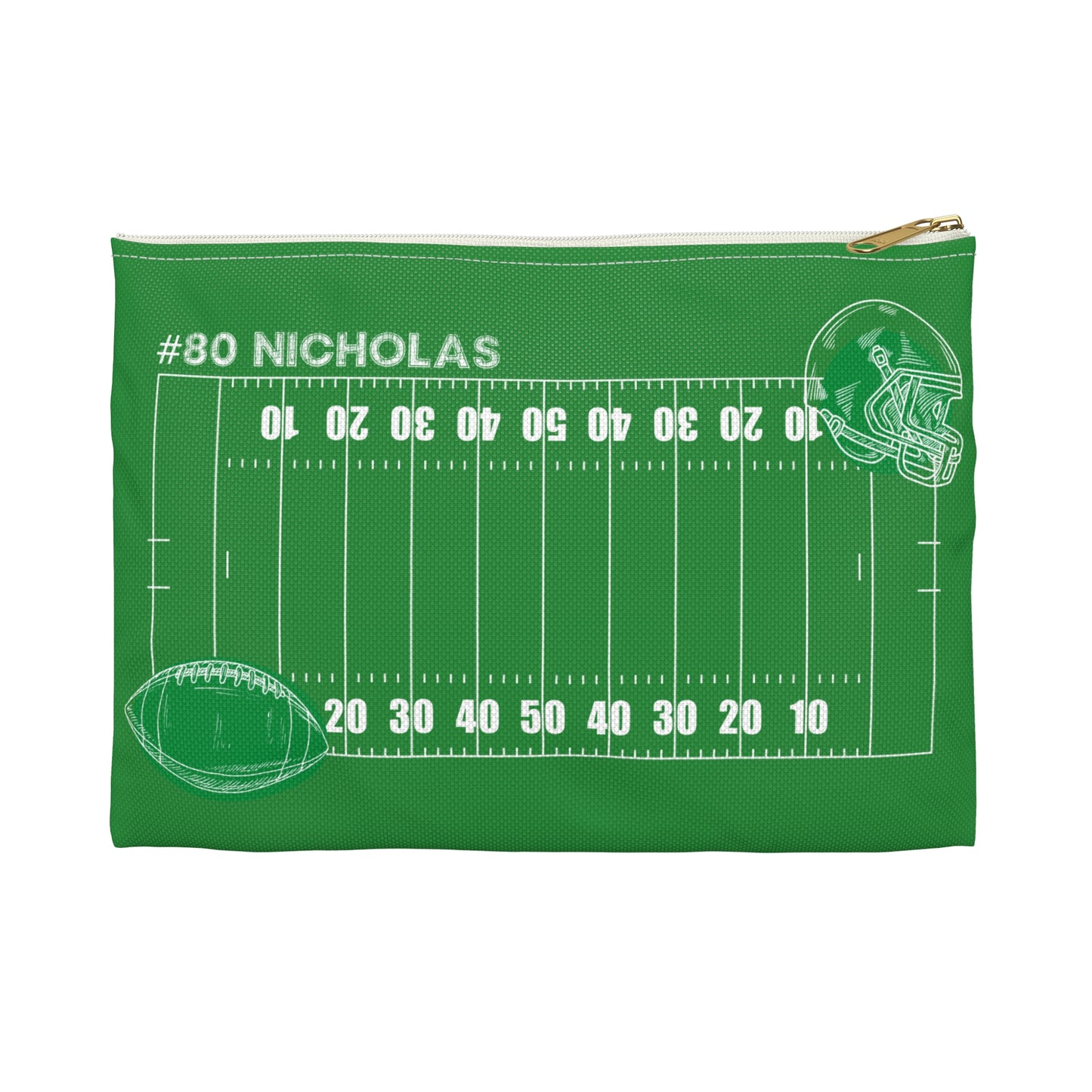Personalized Football Accessory Case