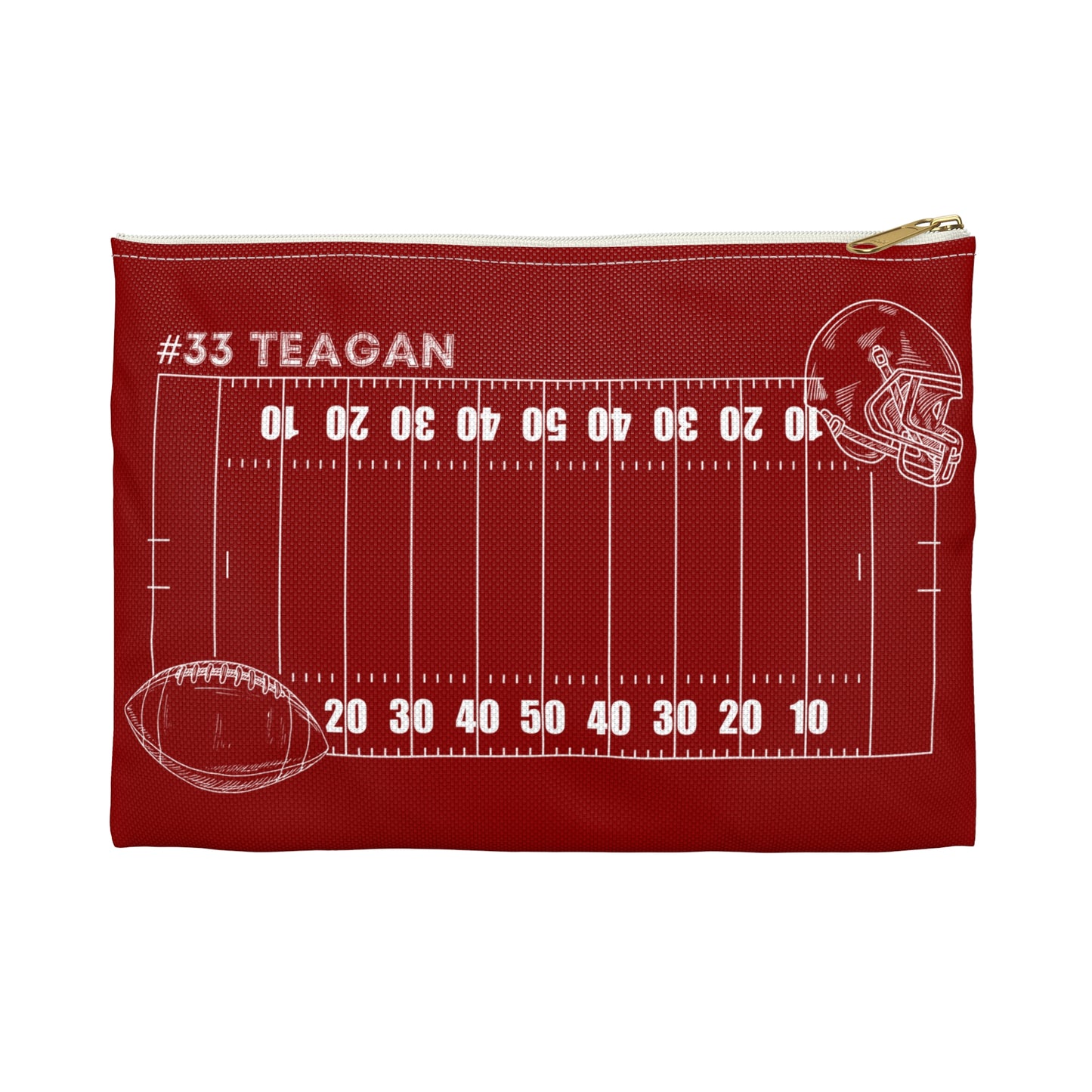 Personalized Football Accessory Case