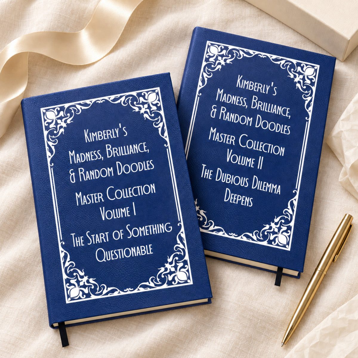 Custom Sarcastic Notebook Gift Set