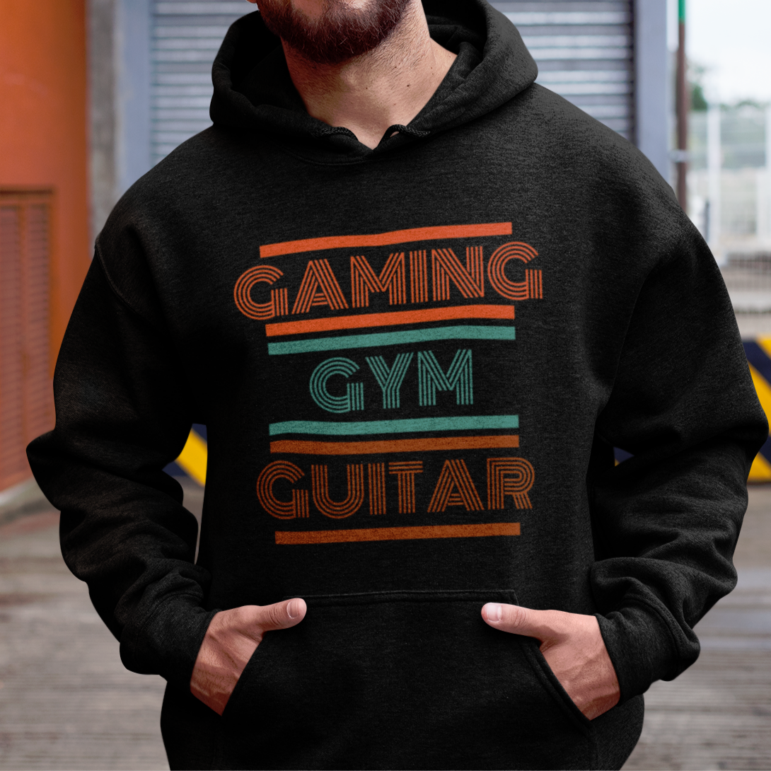 Gaming Gym Guitar Hoodie