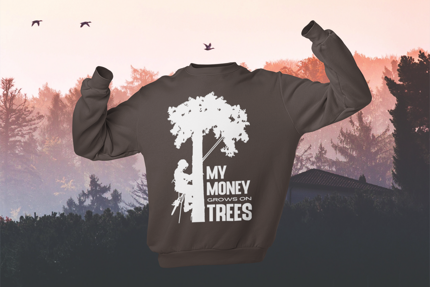 Arborist Sweatshirt Funny Tree Climber Shirt