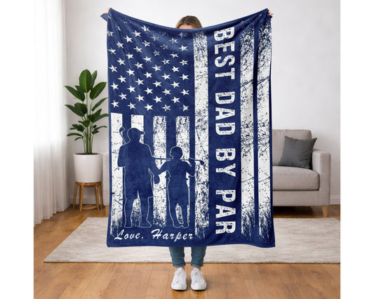 Best by Par Personalized Golf Blanket