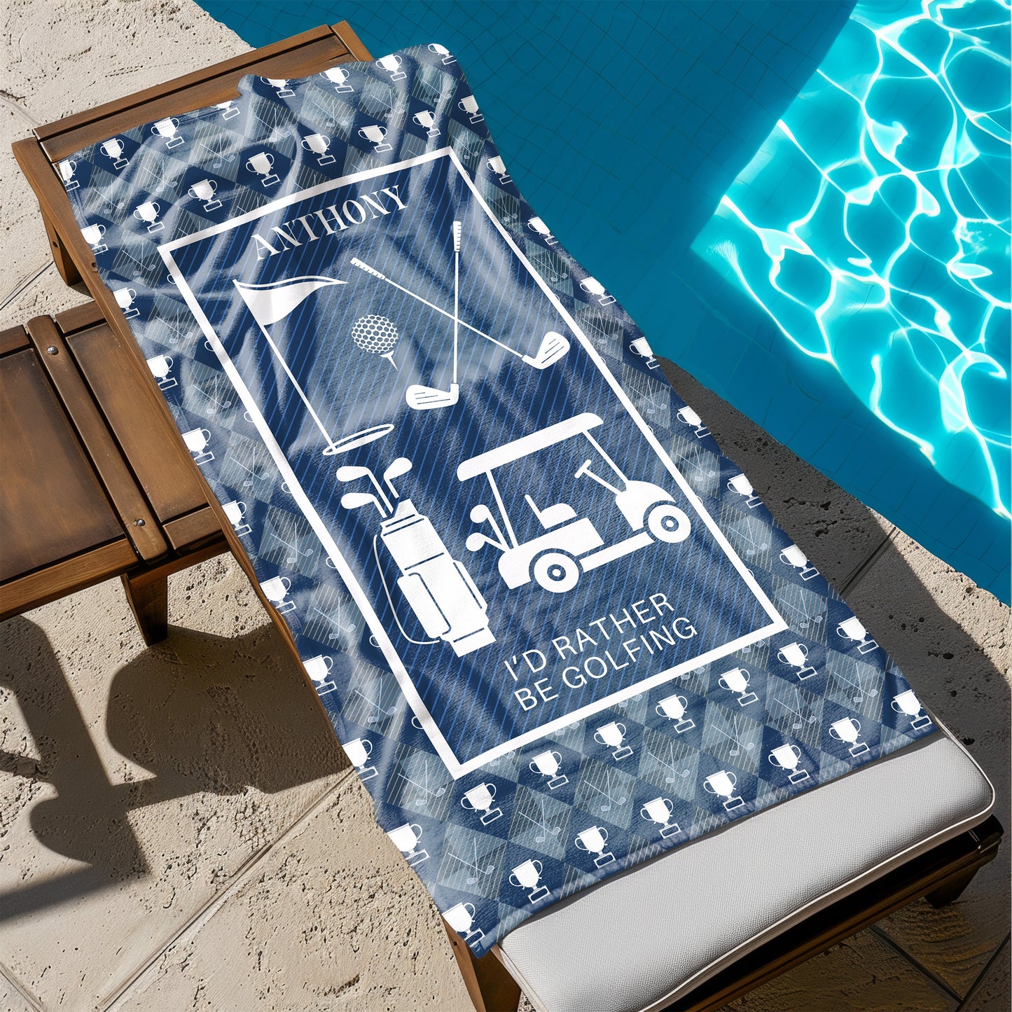 Custom Golf Beach Towel