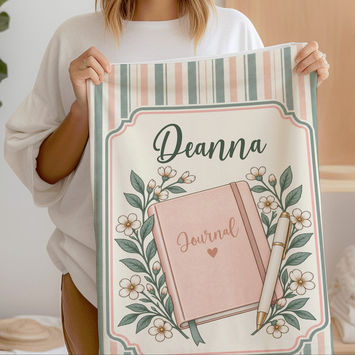 Personalized Journaling Blanket