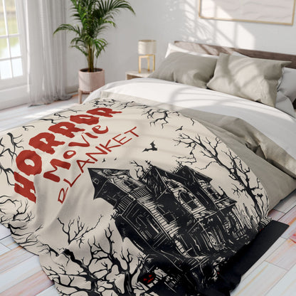 Haunted House Horror Movie Blanket