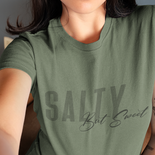 Comfort Colors Summer Shirts For Women Sassy T Shirt Salty but Sweet Sarcastic T-Shirt for Her Funny TShirt Vacation Shirt Beach Bum Shirt