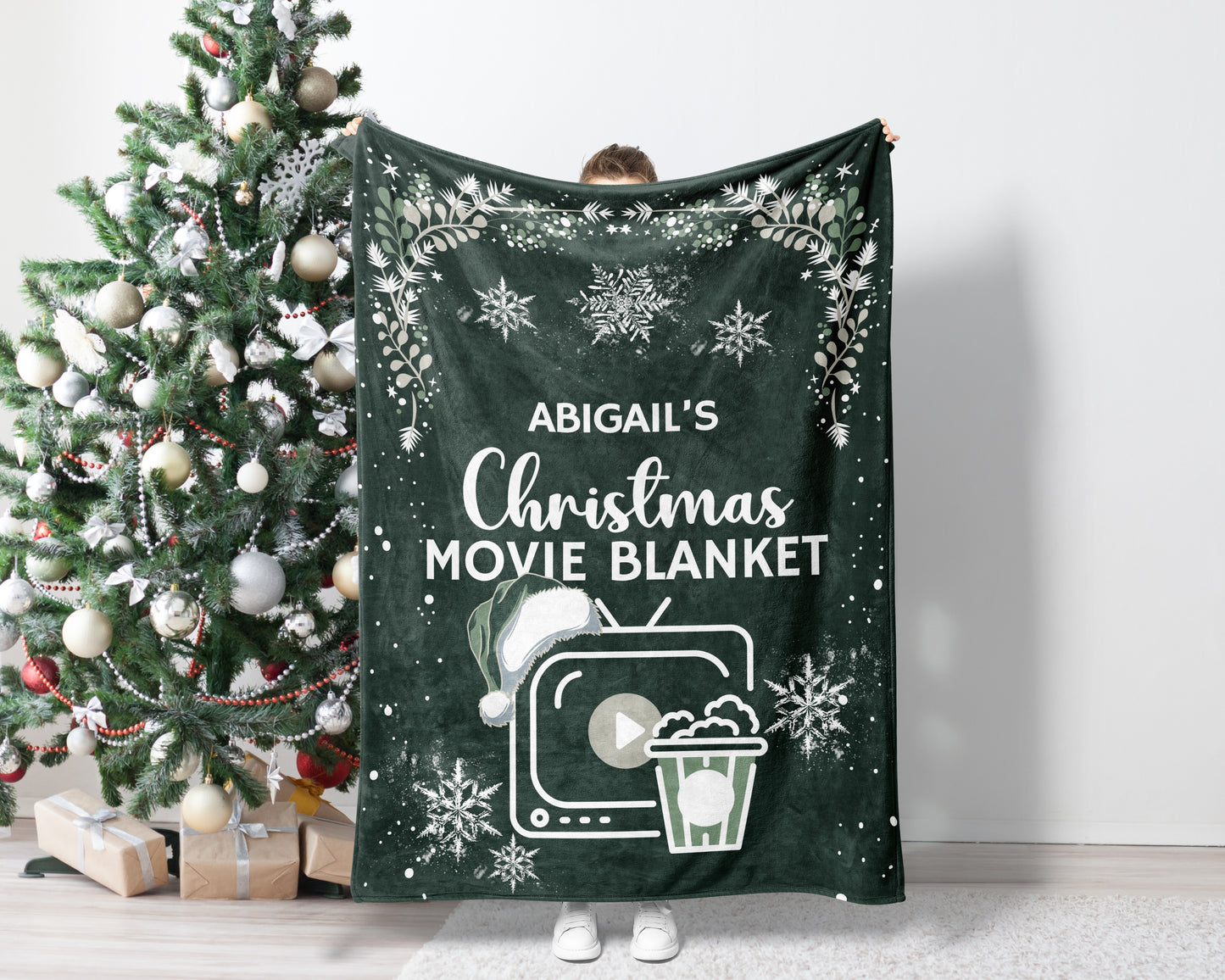 Custom Christmas Movie Blanket