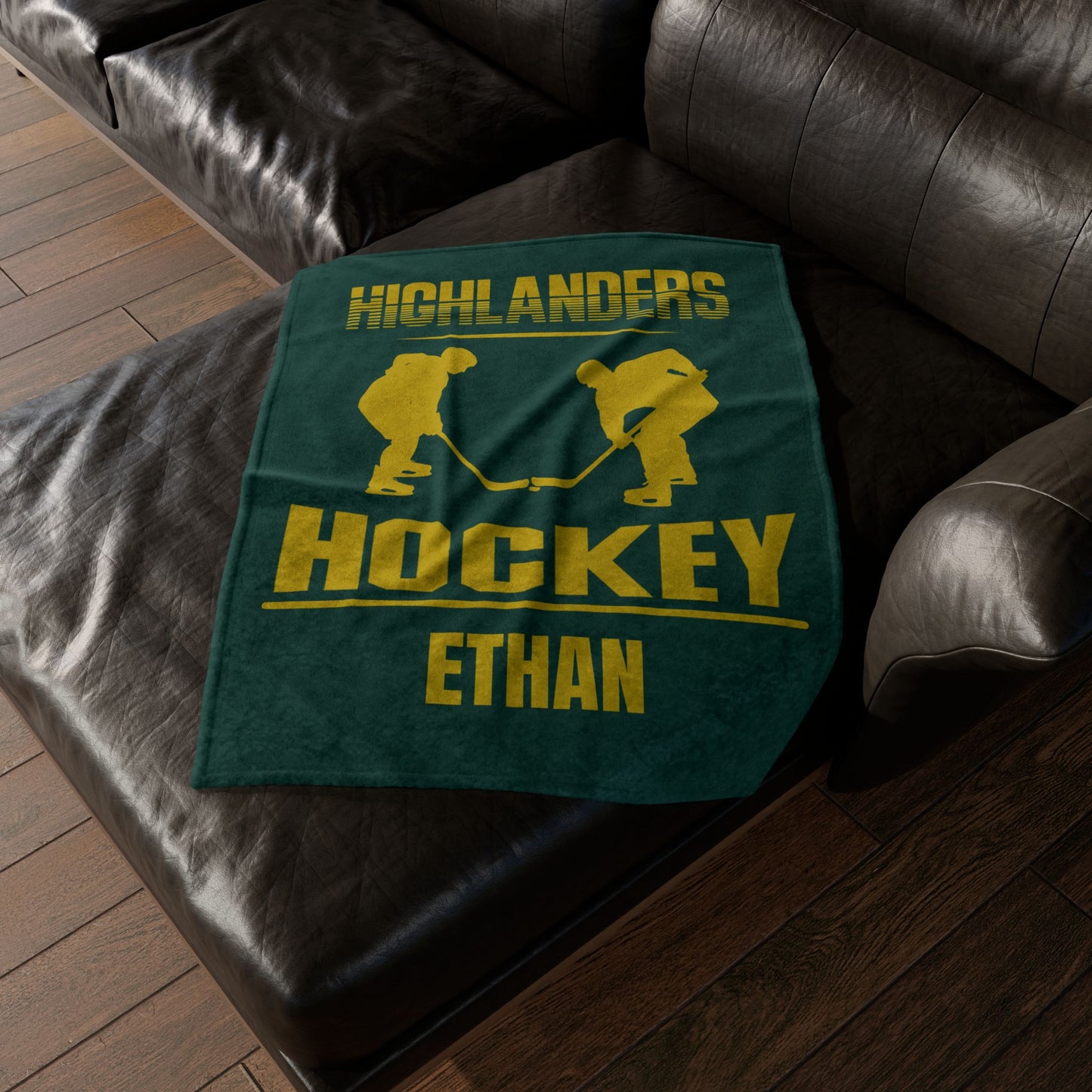 Personalized Hockey Blanket Custom Hockey Team Gift