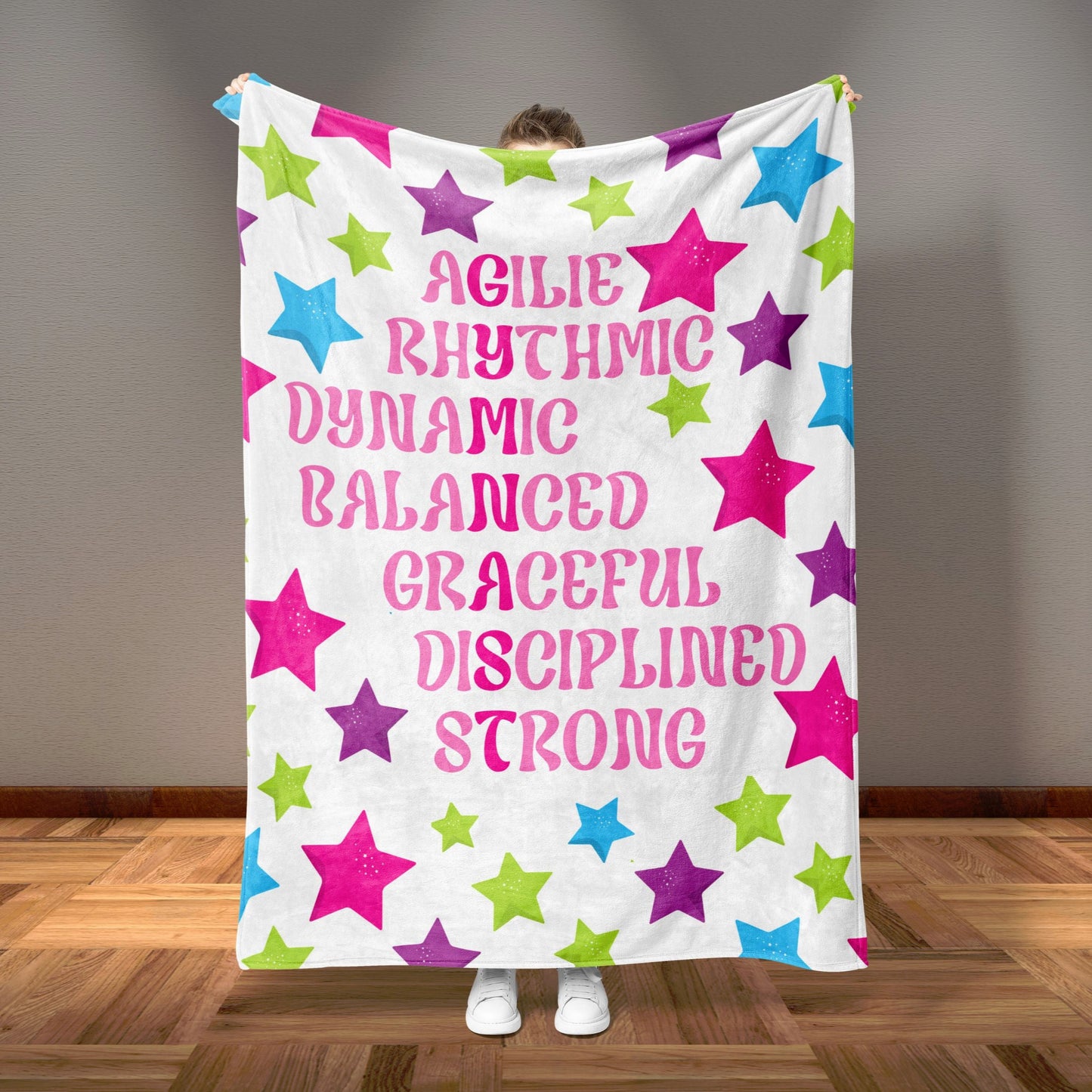 Gymnast Blanket Gymnastics Gift