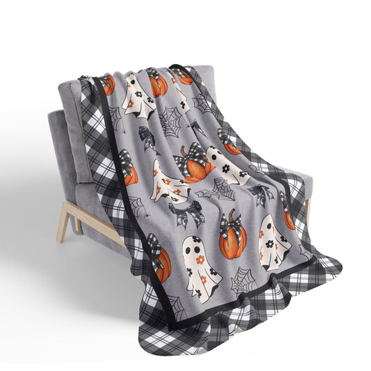 Halloween Ghost Coquette Blanket Sofa Throw Blanket Halloween Gift