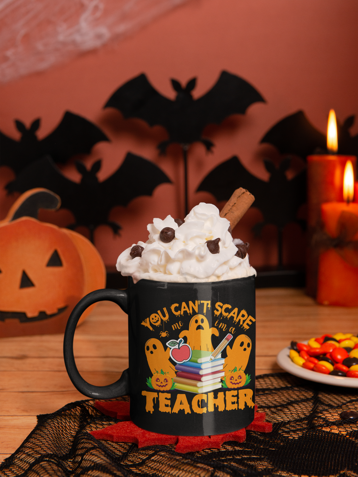 Halloween Coffee Mug Funny Teacher Mug Fall Coffee Mug Gift For Teacher Ghost Mug Halloween Gift Ideas Halloween Teacher Gift