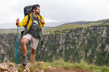 Hiker T-Shirt Hike Lover Gift Camping Tee Nature Lover Adventure TShirt Brother Gift Hiking Shirt Mountain Graphic T Shirt Son Gift for Dad