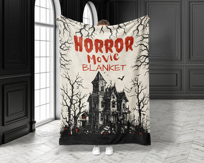 Haunted House Horror Movie Blanket