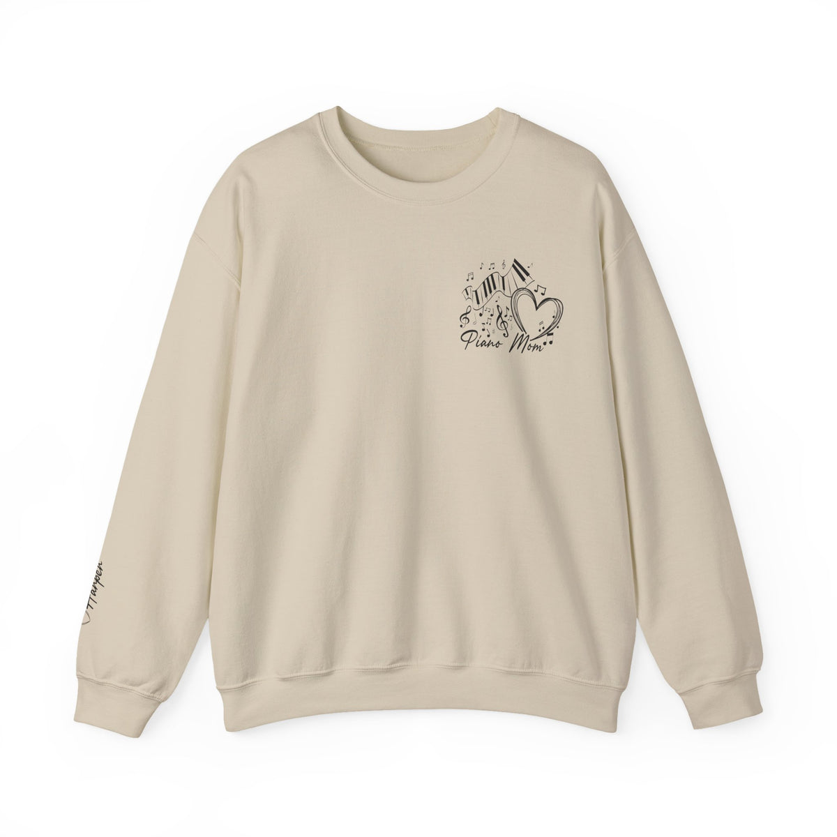 Personalized Piano Mom Sweatshirt