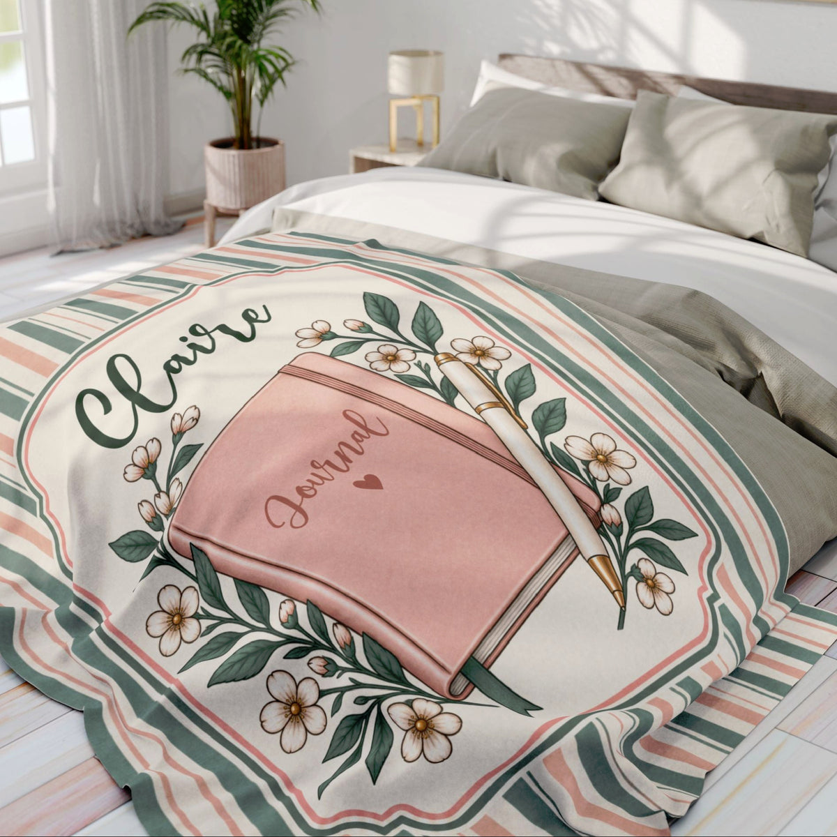 Personalized Journaling Blanket