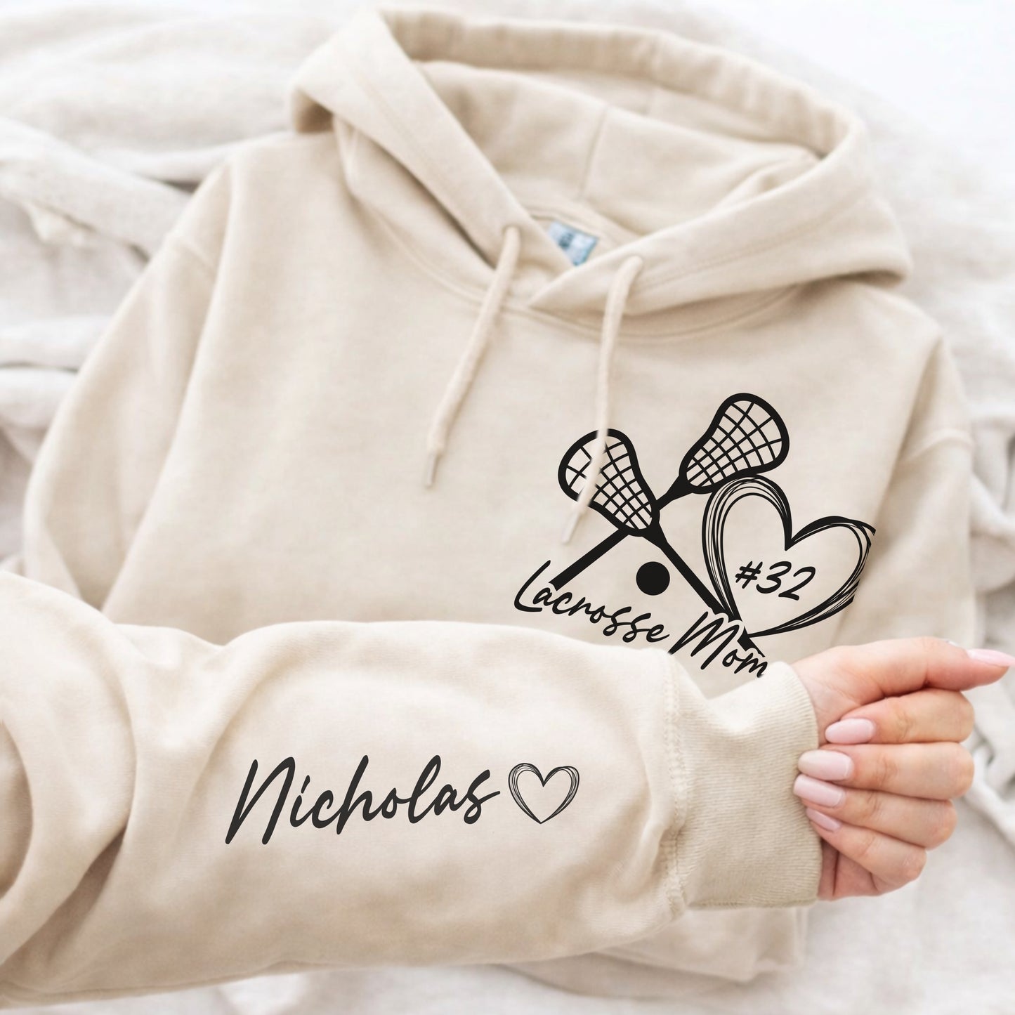 Personalized Lacrosse Hoodie