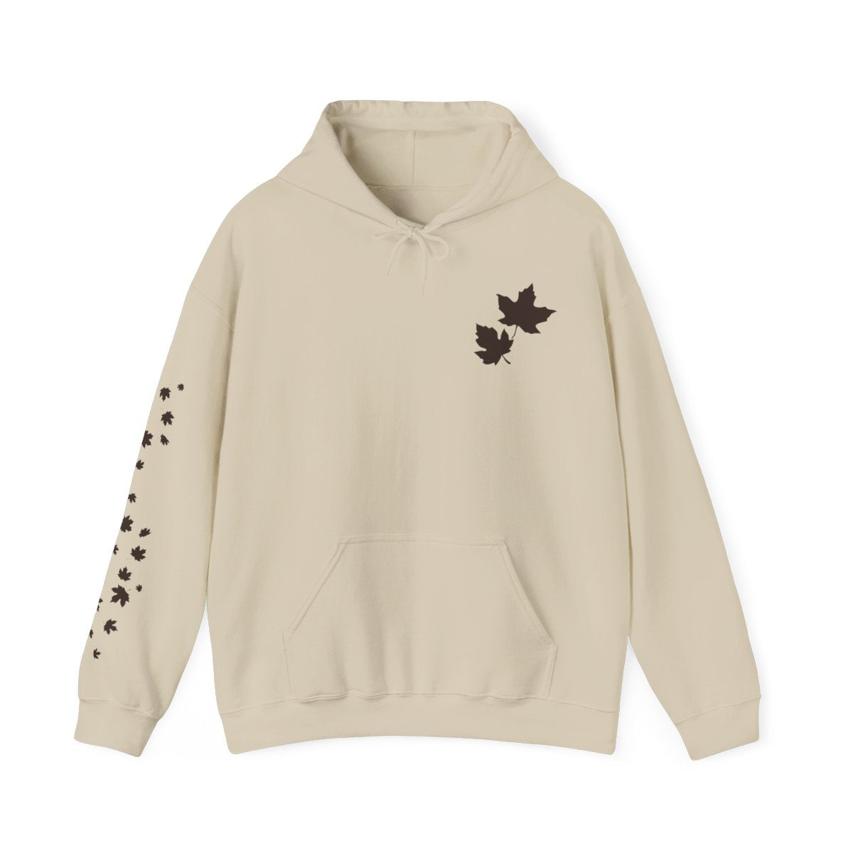 Falling Maple Leaves Nature Hoodie