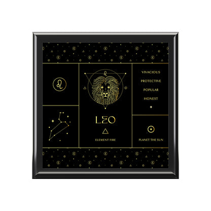 Leo Jewelry Organizer Keepsake Box
