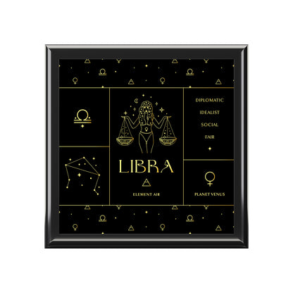 Libra Jewelry Organizer Keepsake Box