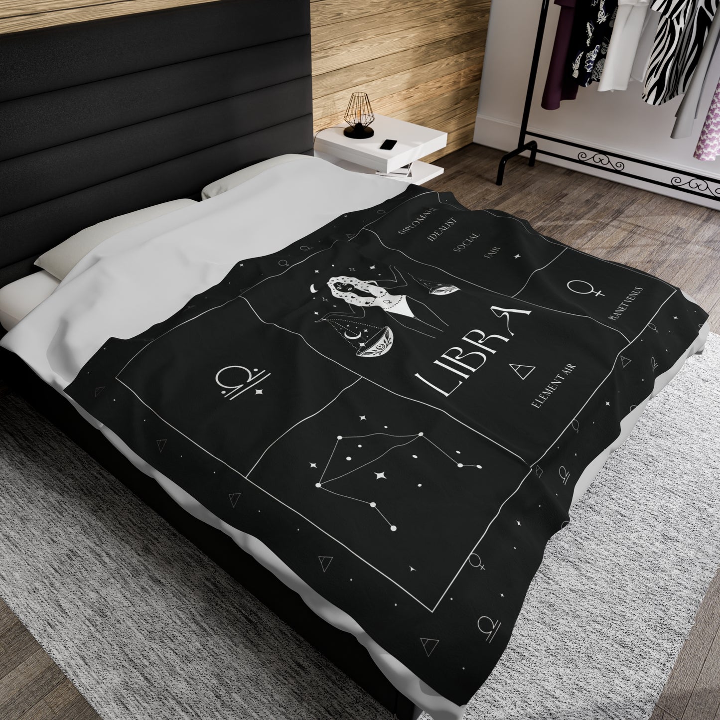 Libra Zodiac Blanket