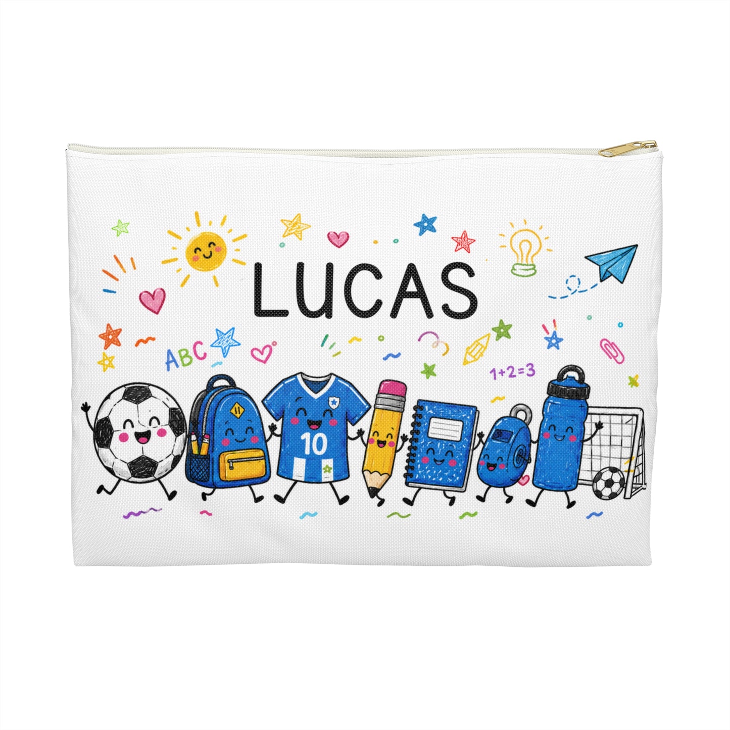 Personalized Soccer Pencil Case