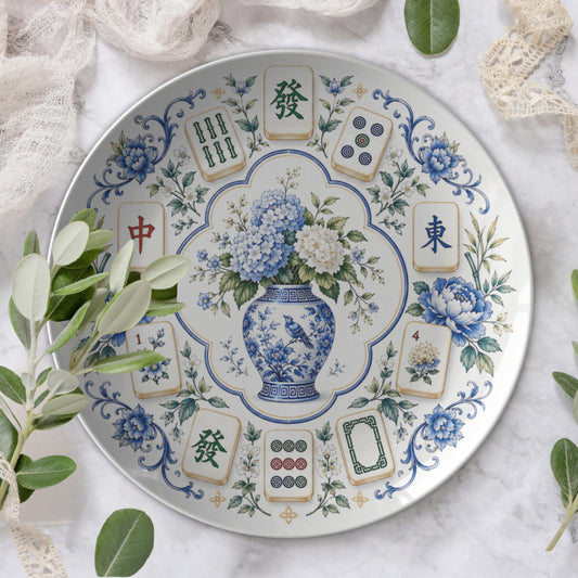 Chinoiserie Mahjong Plates