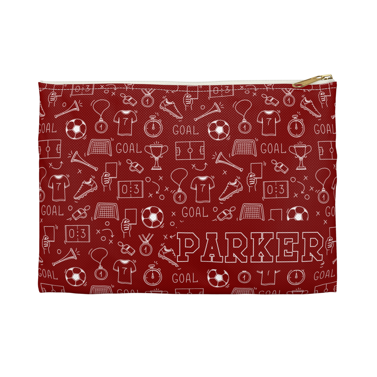 Personalized Soccer Pencil Case