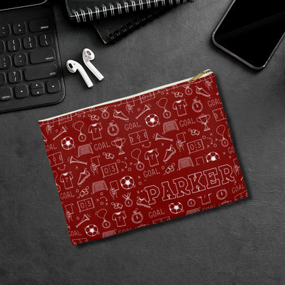 Personalized Soccer Pencil Case