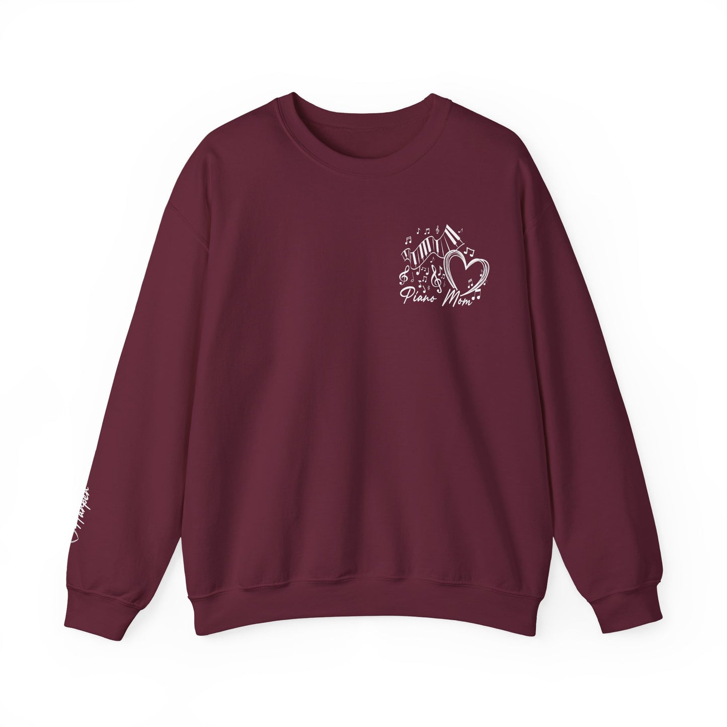 Personalized Piano Mom Sweatshirt