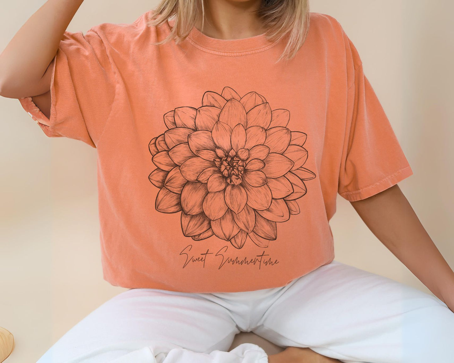 Womens Sweet Summertime Floral T-Shirt