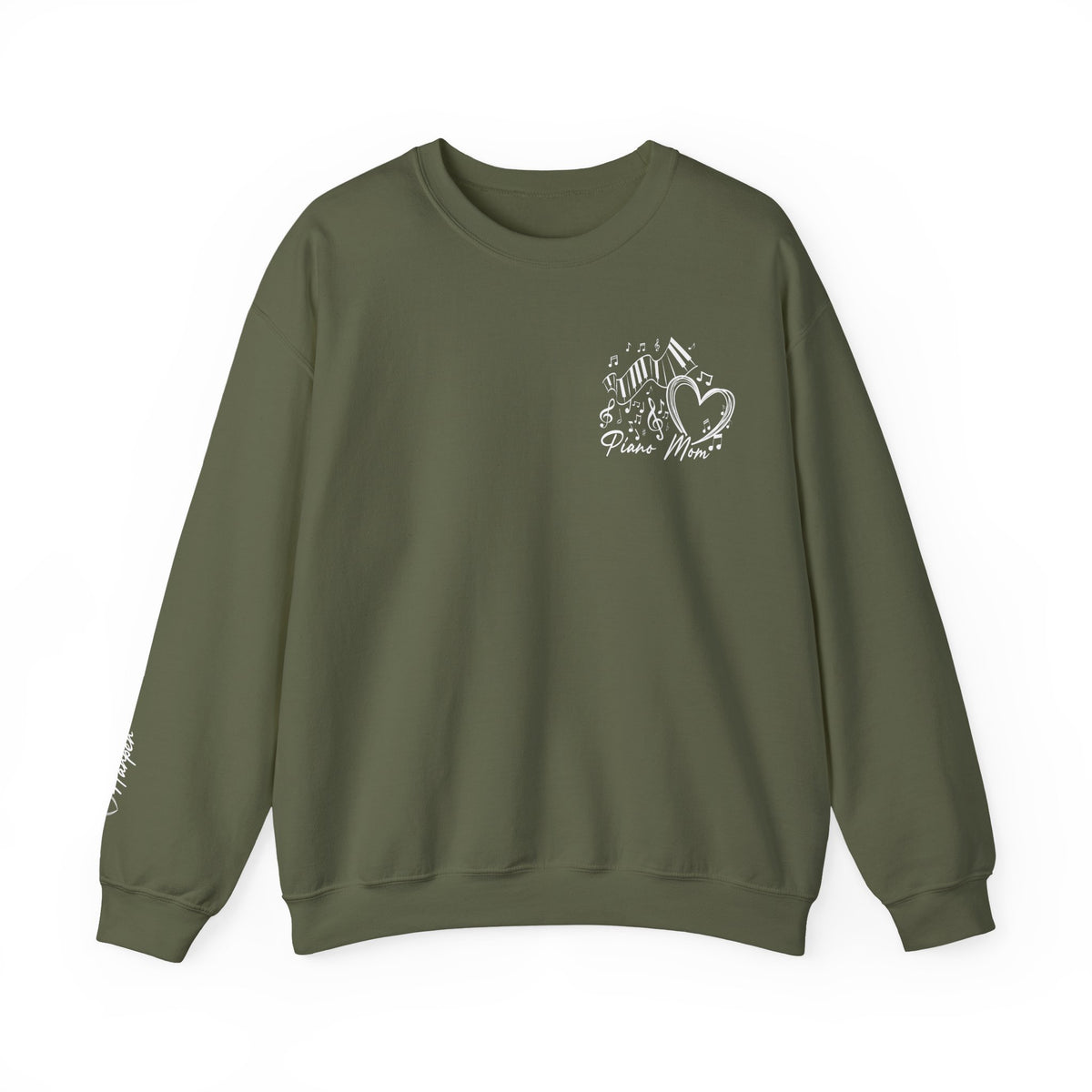 Personalized Piano Mom Sweatshirt