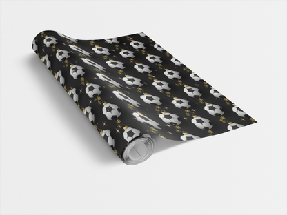 Soccer Christmas Wrapping Paper