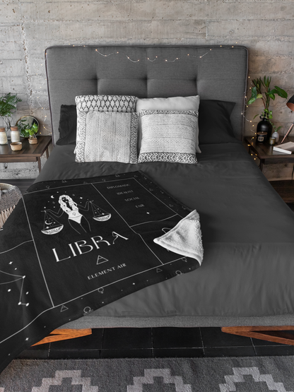 Libra Zodiac Blanket