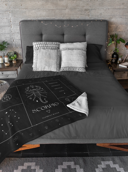 Scorpio Zodiac Blanket